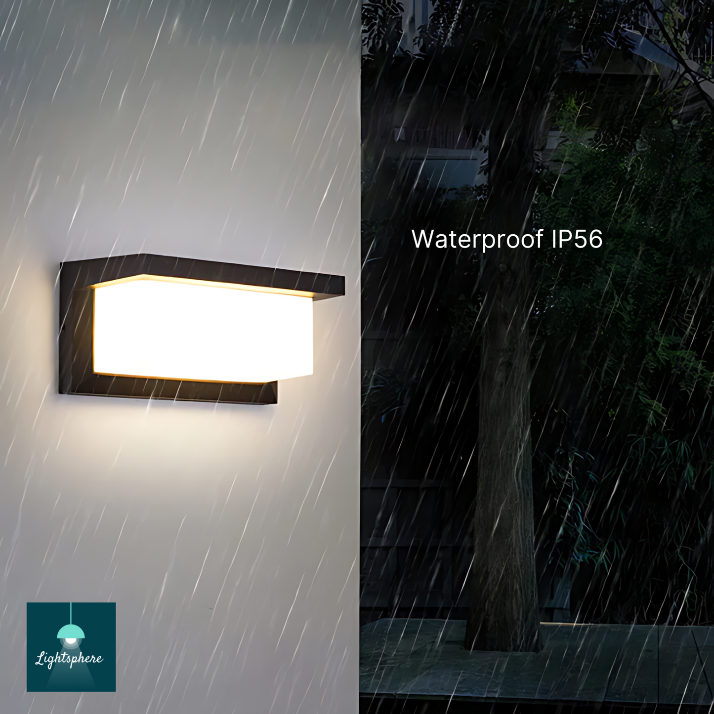 outdoor wall lights with modern design – IP56 rated for weatherproof durability