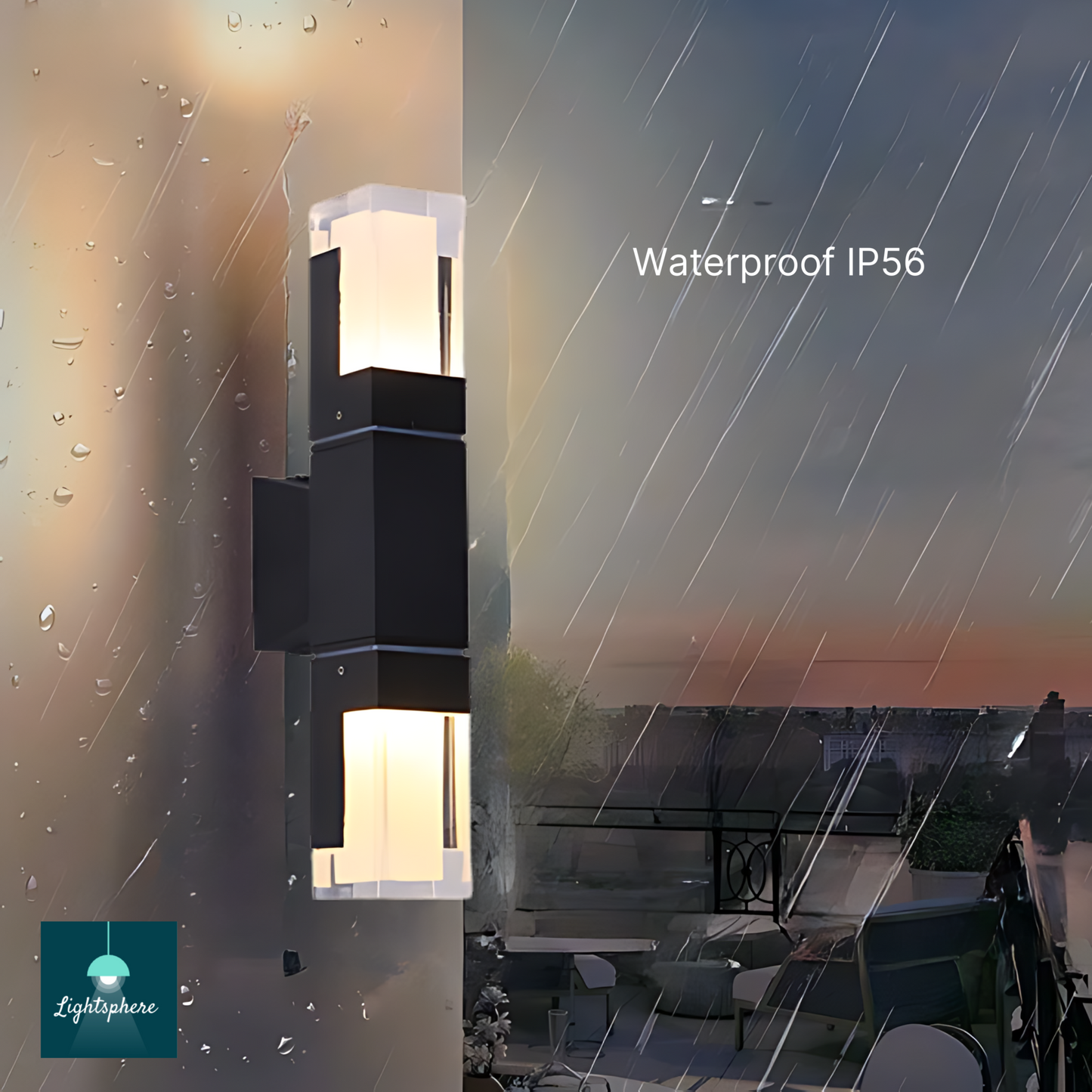 Sleek outdoor spaces lights