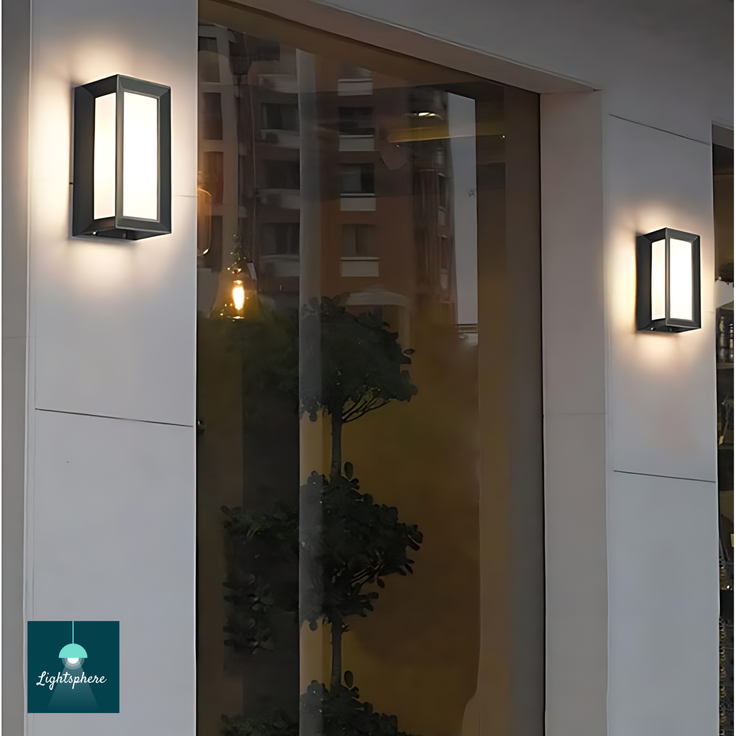 Outdoor Wall Lantern - Sleek Modern LED Lighting Fixture