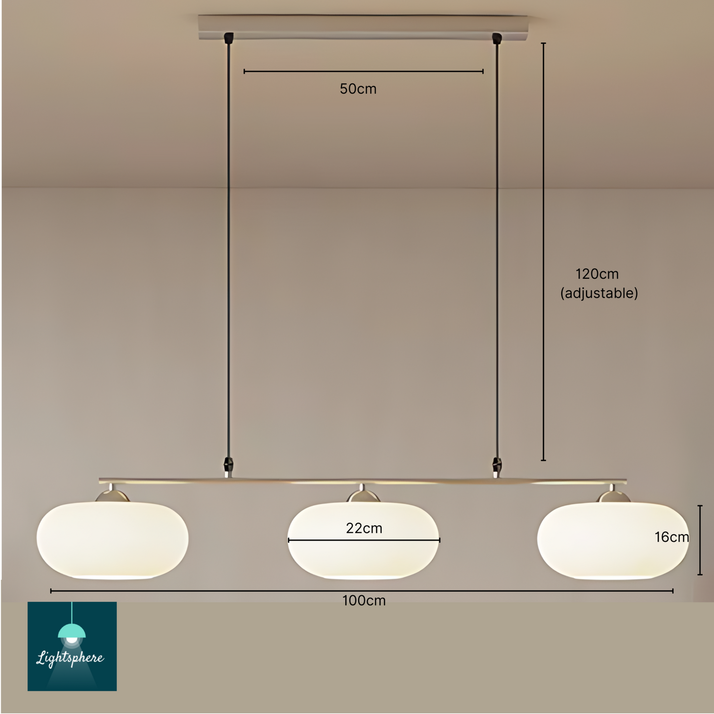 Stylish pendant light set for kitchen decor