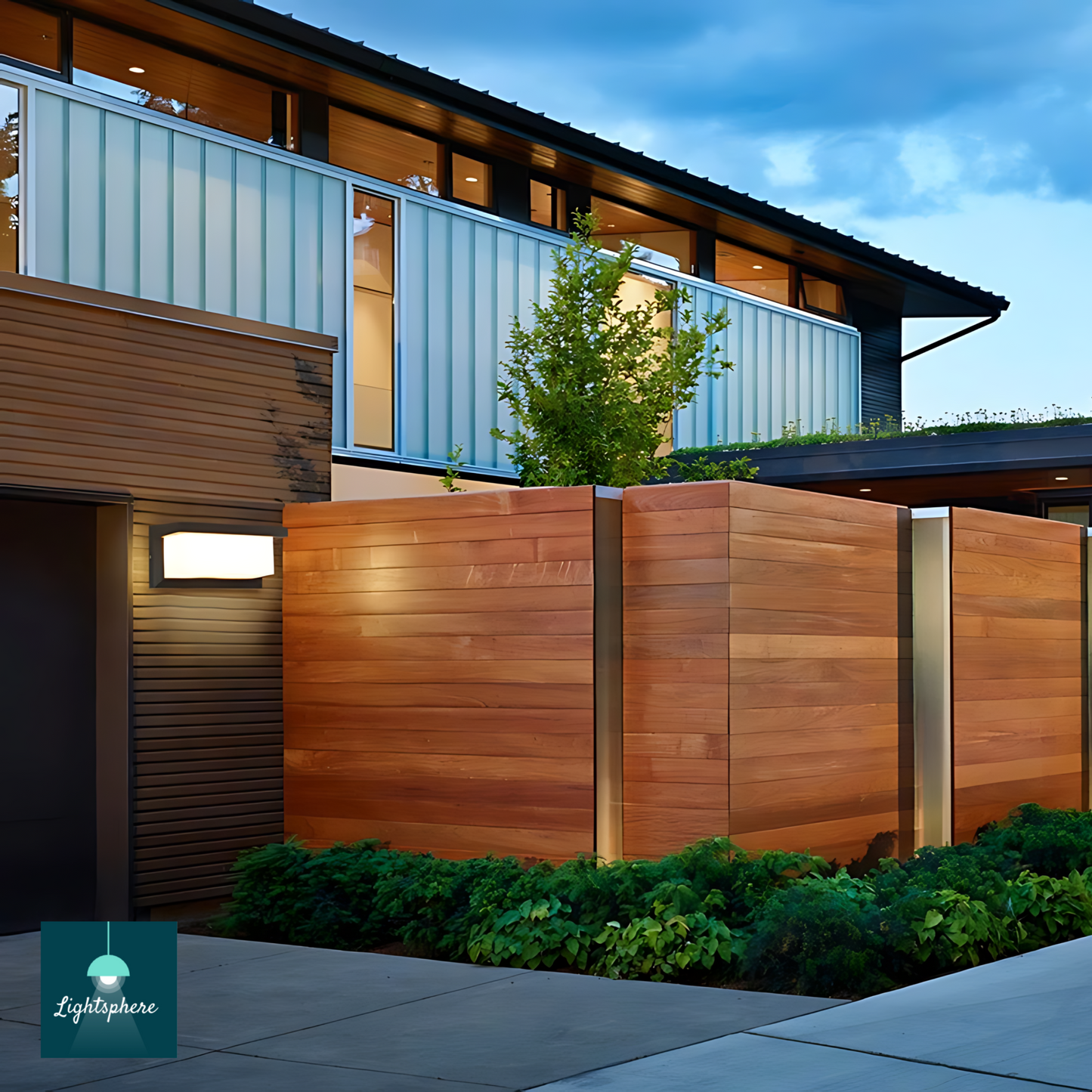 Outdoor wall lights – sleek, modern weatherproof design for home exteriors