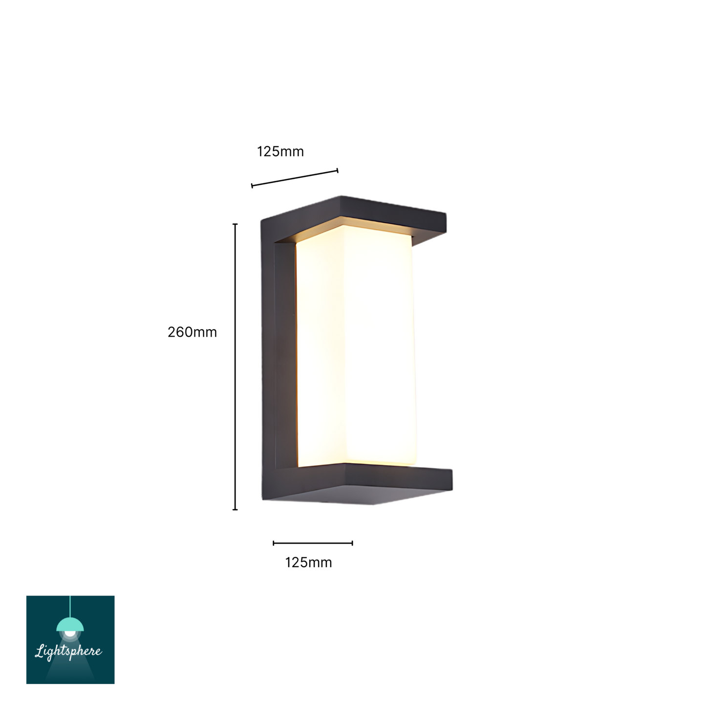 Modern outdoor wall lantern lighting