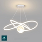 Elegant LED ceiling light with moon orb design
