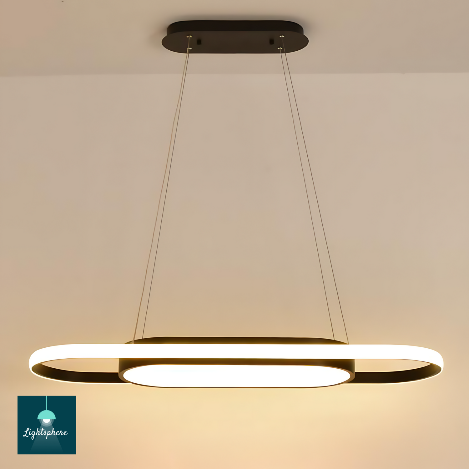 Elegant living room pendant light