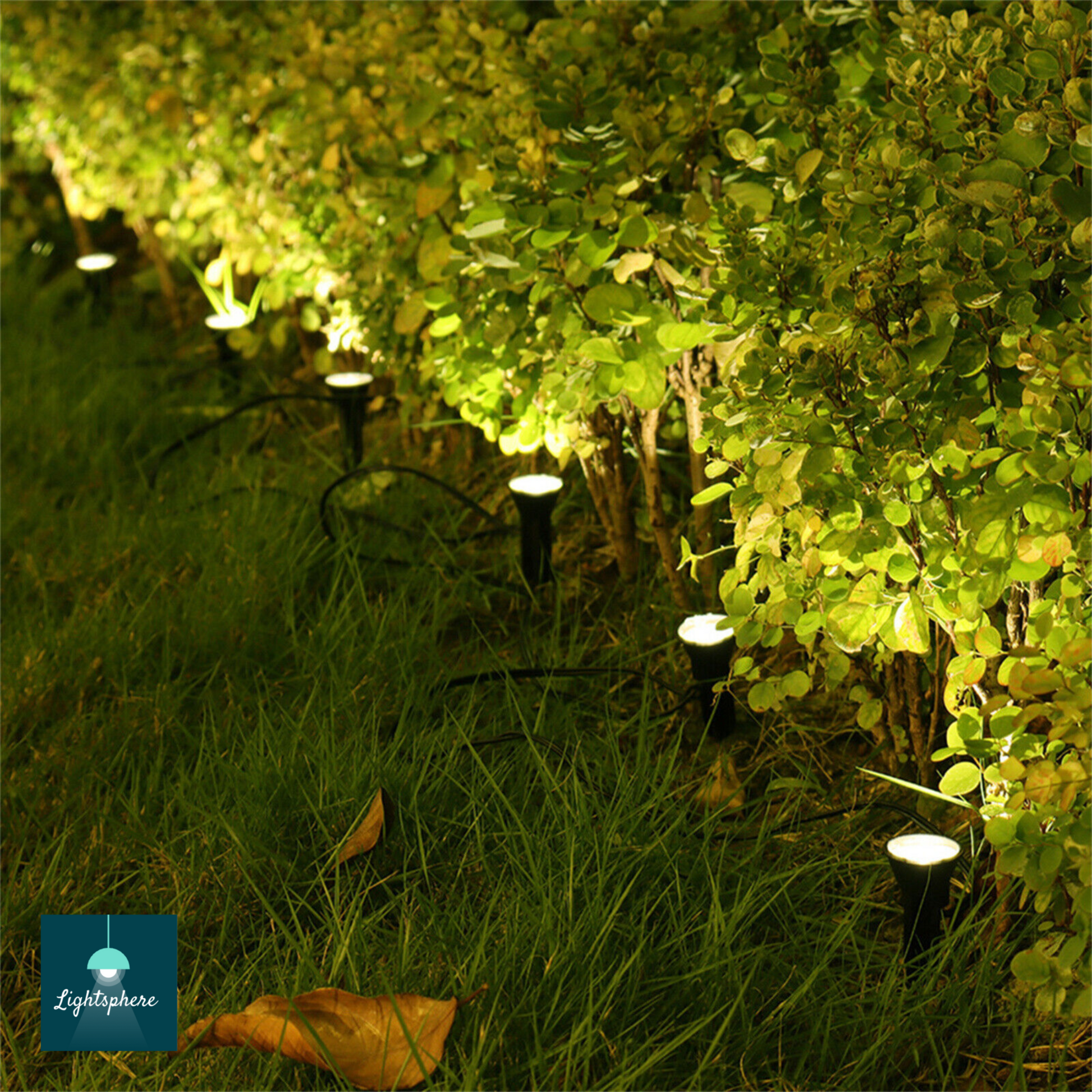 Energy-efficient outdoor lights for pathways