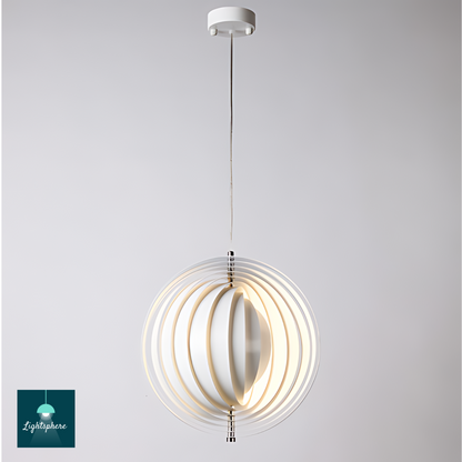 Sculptural modern floor lamp with warm glow