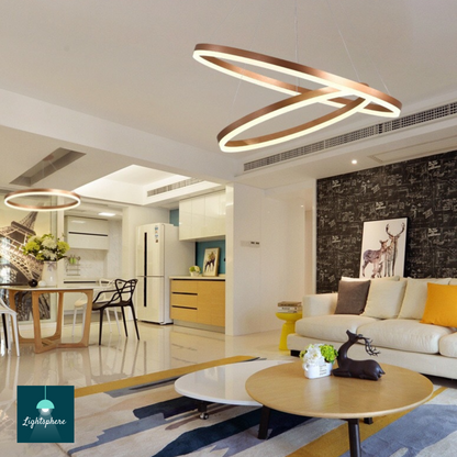 Suspended LED ceiling lights