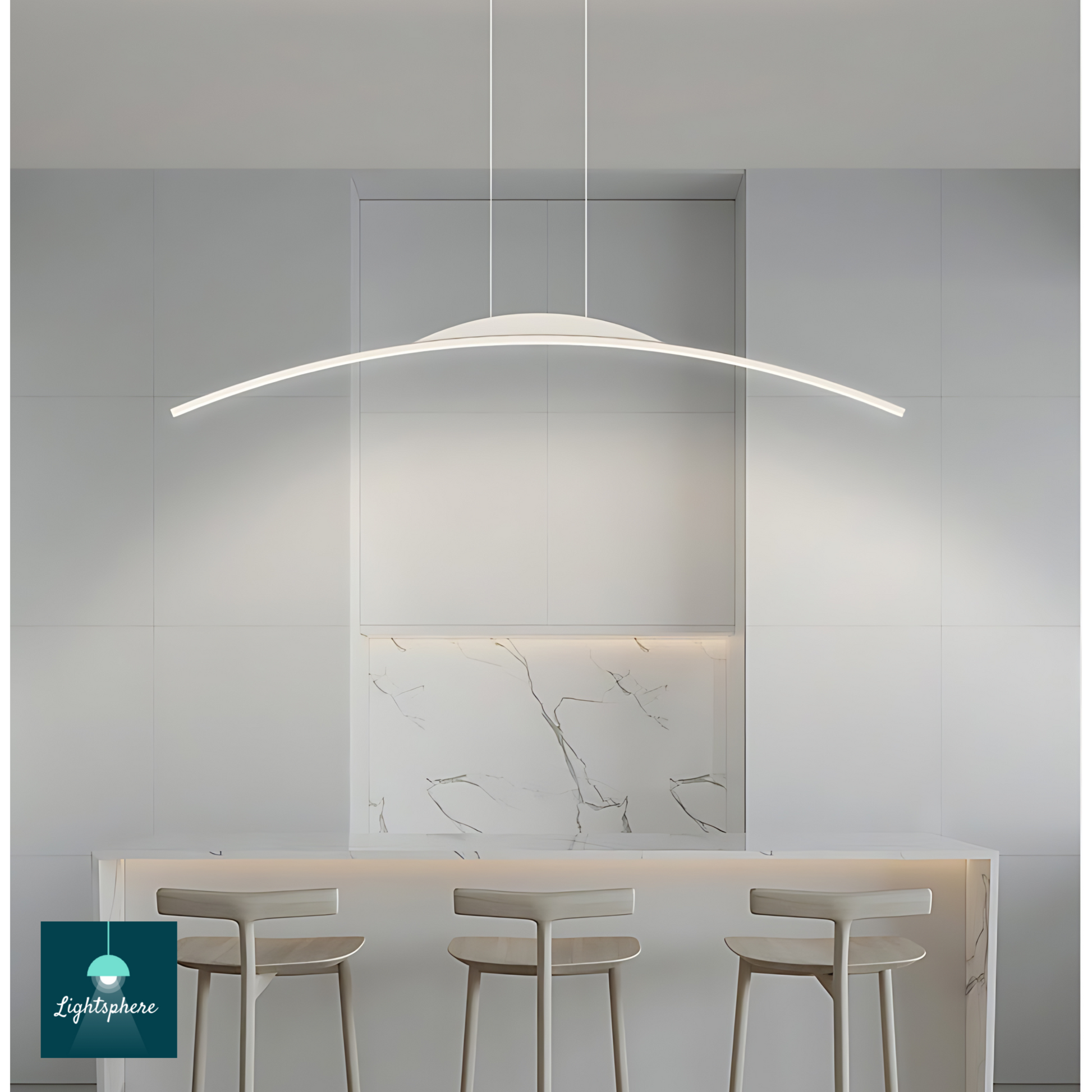 Sleek LED ceiling light for home