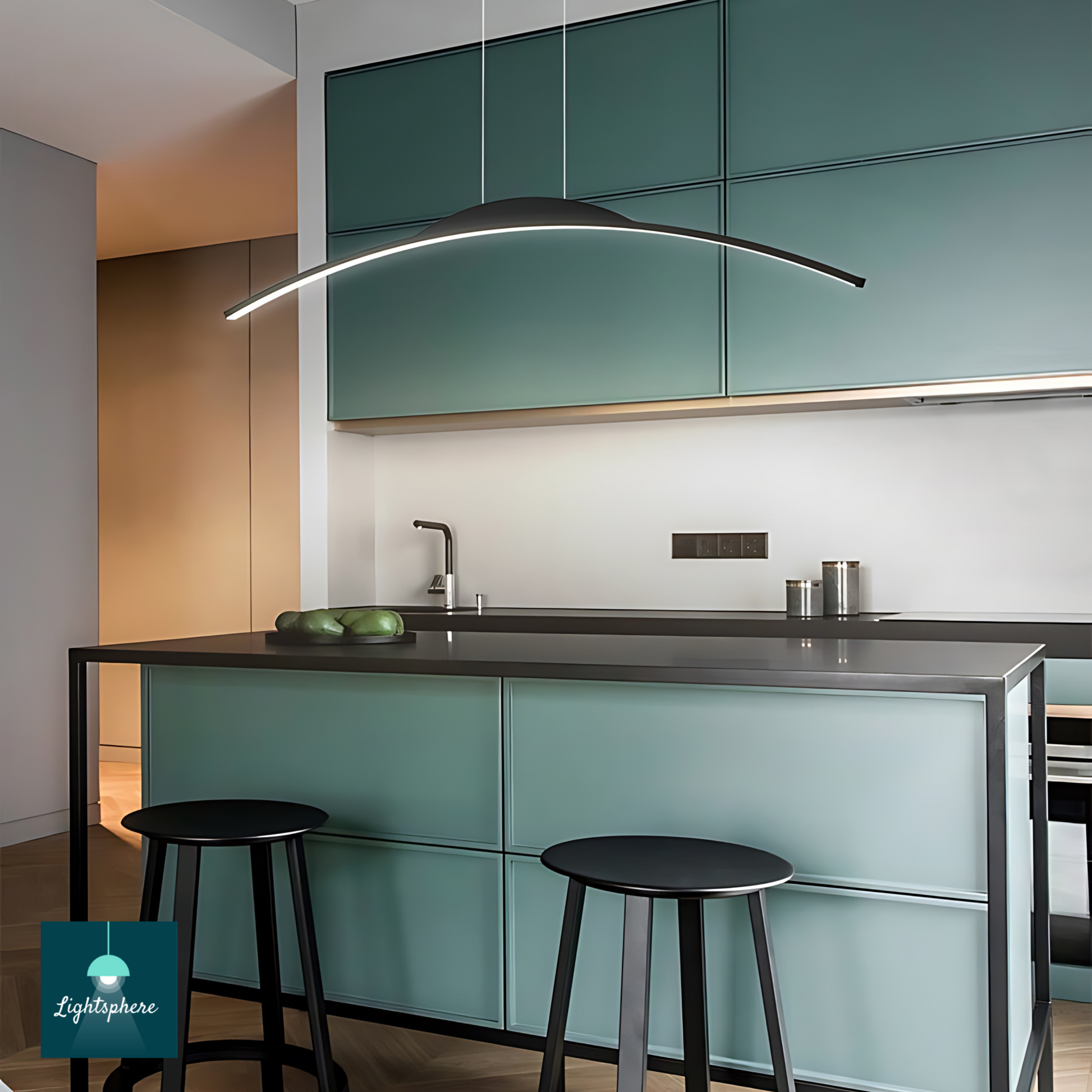 Stylish LED ceiling light fixture