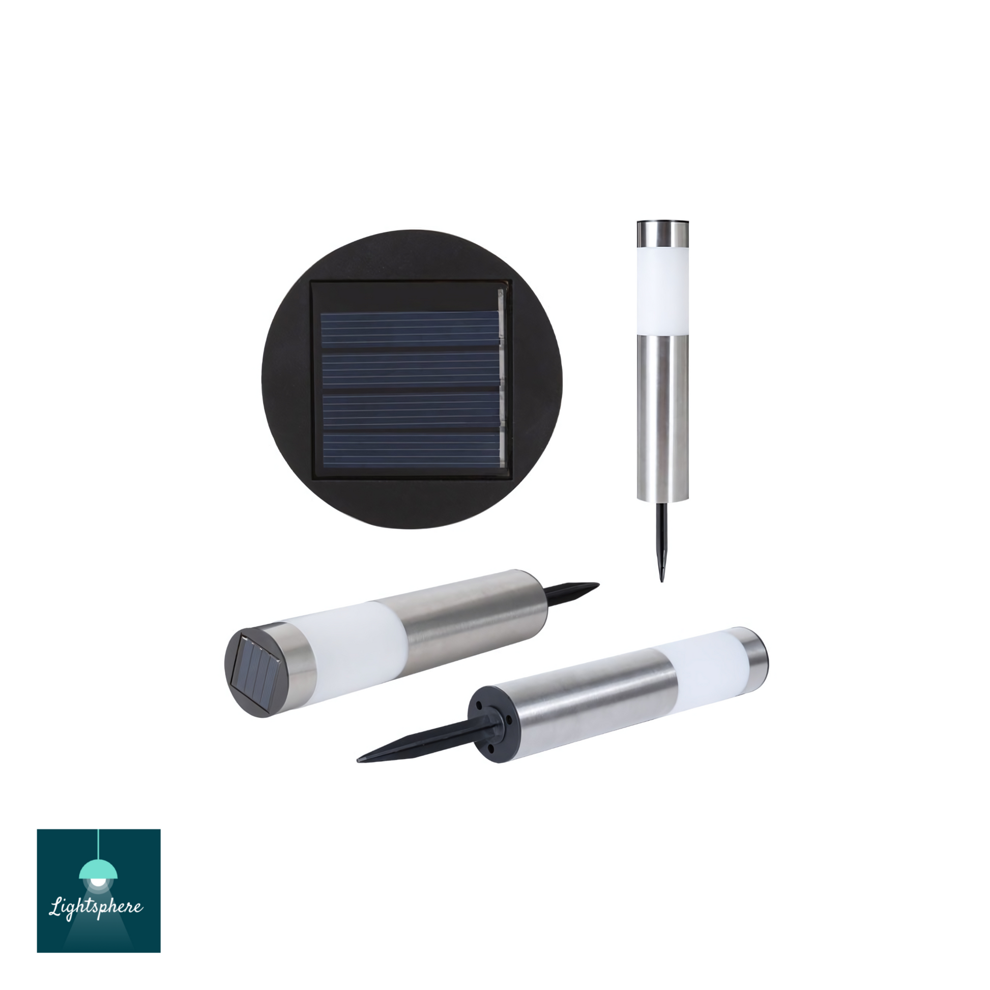 Weatherproof solar garden light