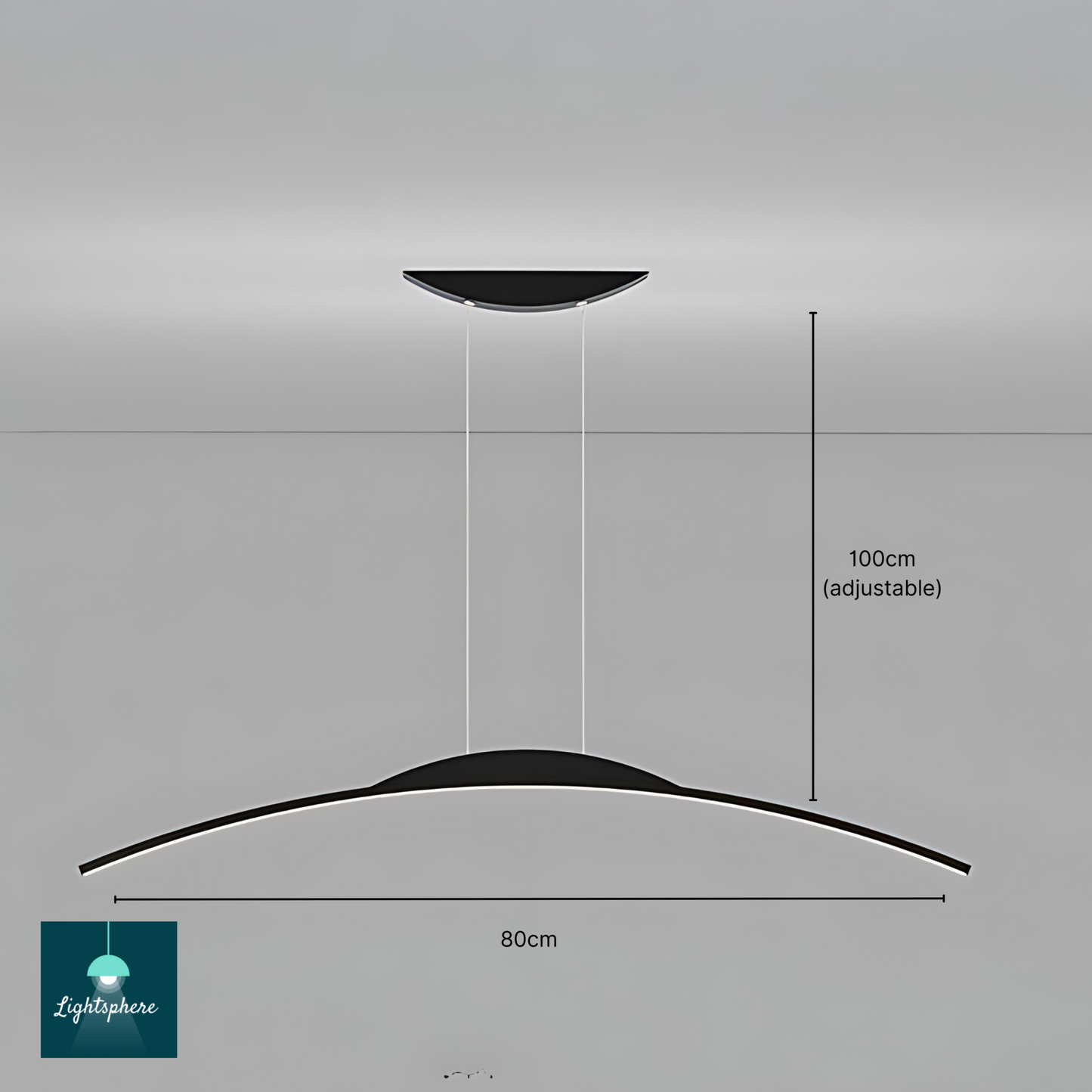 Modern LED ceiling light fixture