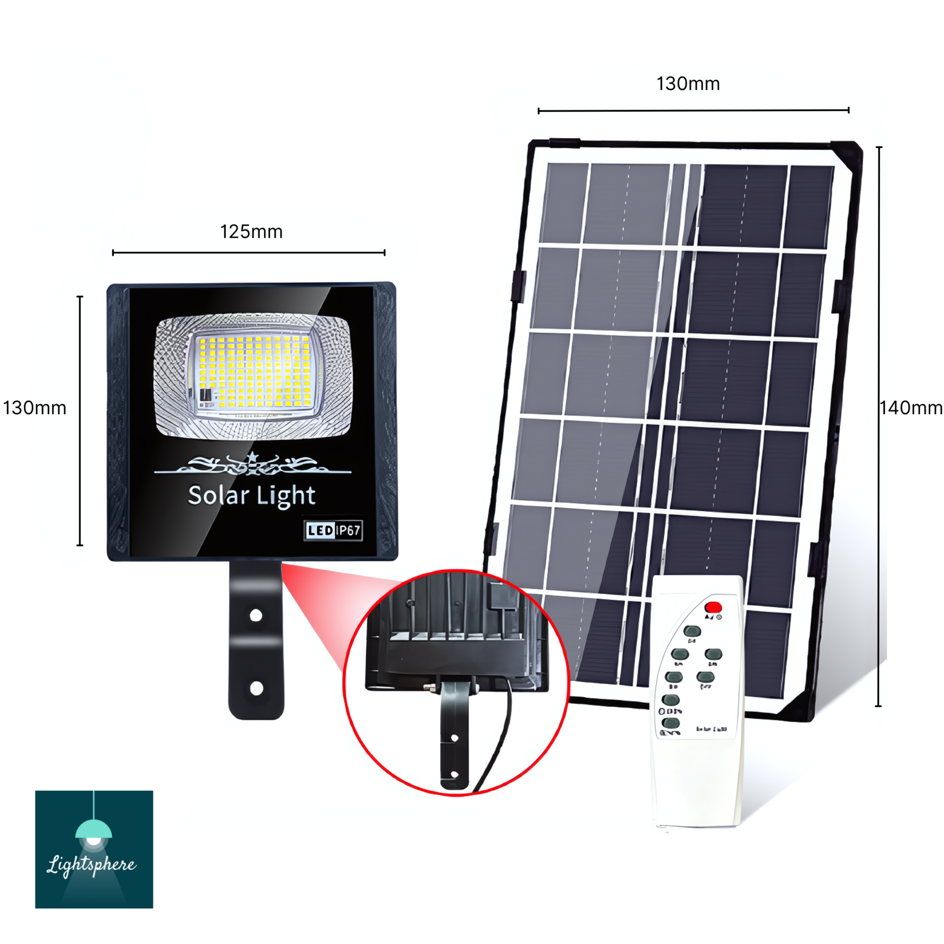 Solar lights outdoor LED floodlight